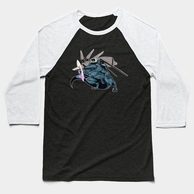 aesthetic manga kaiju Baseball T-Shirt by Sparkledoom